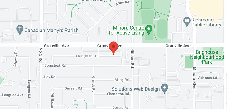 map of 6673 LIVINGSTONE PLACE